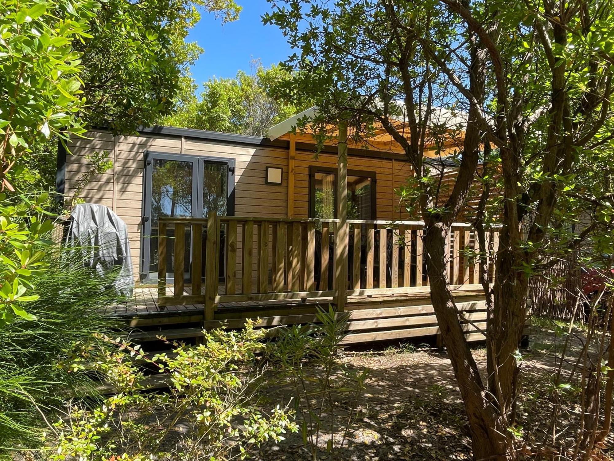 Cocon Du Lac Mobilhome 3 Chambres,6 Pers,Camping Mayotte 5 Etoiles Biscarrosse Landes Buitenkant foto